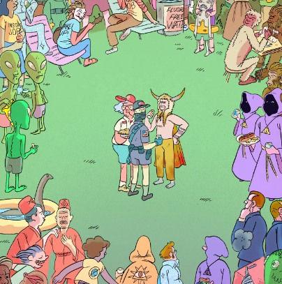 Illustration by Sammy Harkham